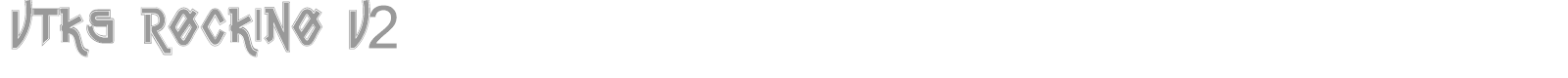 Vtks Rockino V2 font preview